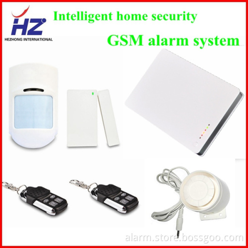 900/1800/850/1900MHz wireless gsm burglar alarm system touch screen